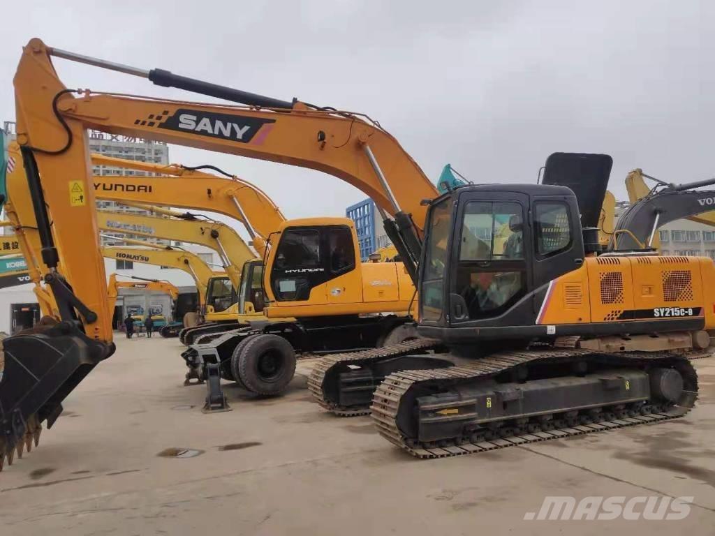 Sany SY 215-9 Pásové rýpadlá