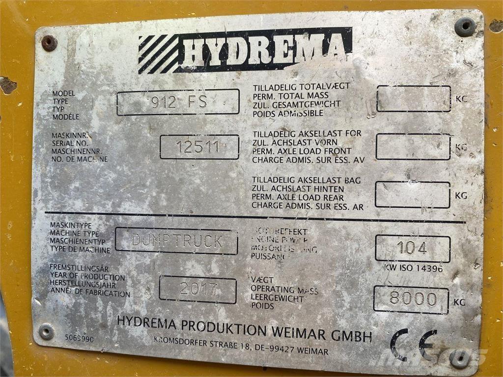 Hydrema 912FS Stavebné sklápače