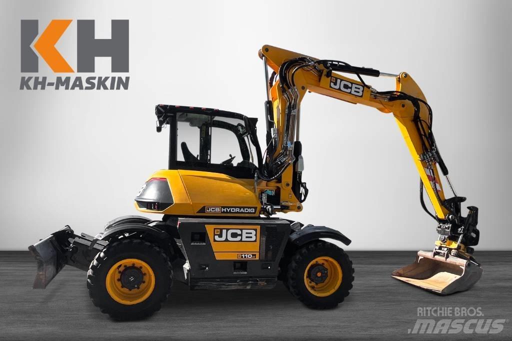 JCB 110 W Hydradig Kolesové rýpadlá
