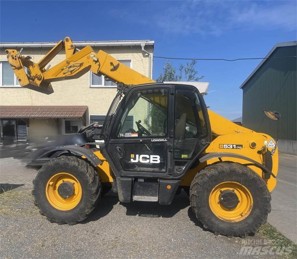 JCB 531-70 Teleskopické nakladače pre poľnohospodárstvo