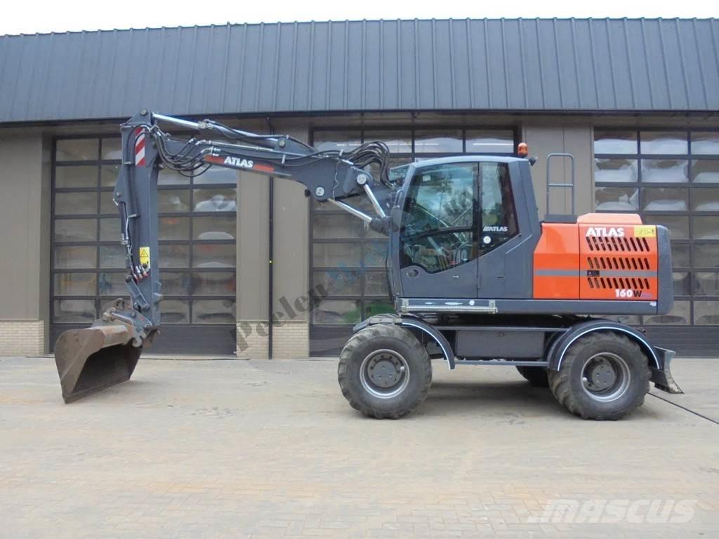 Atlas 160 W Kolesové rýpadlá