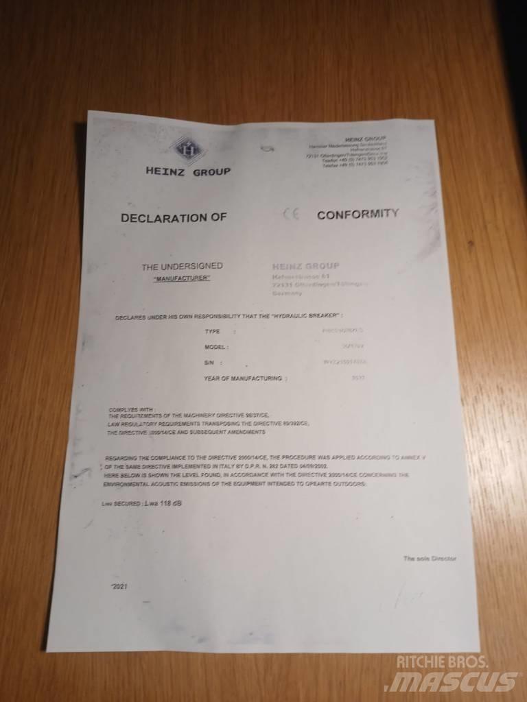  Heinz HZ1702 Búracie kladivá / Zbíjačky