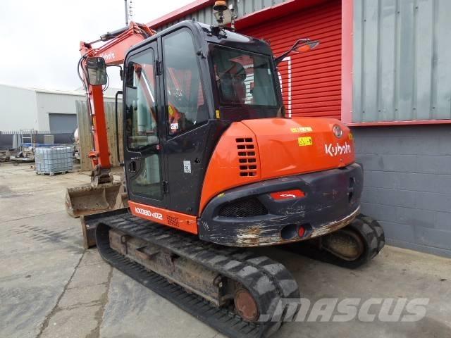 Kubota KX 080-4 Midi rýpadlá 7 t - 12 t