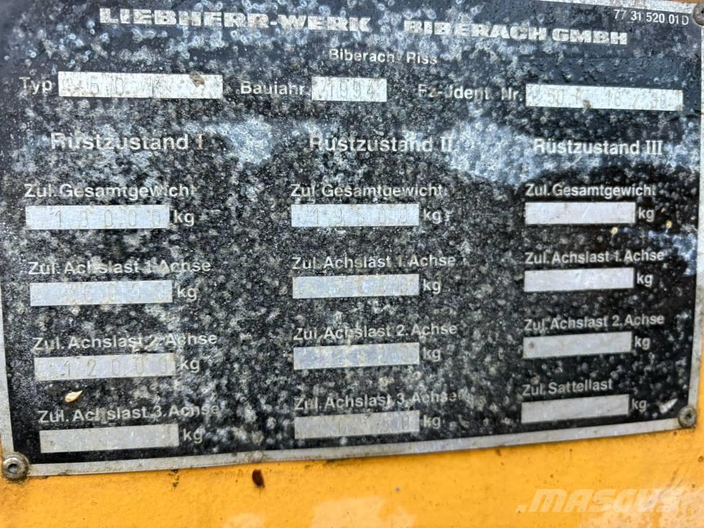 Liebherr 50 K Stavebné žeriavy