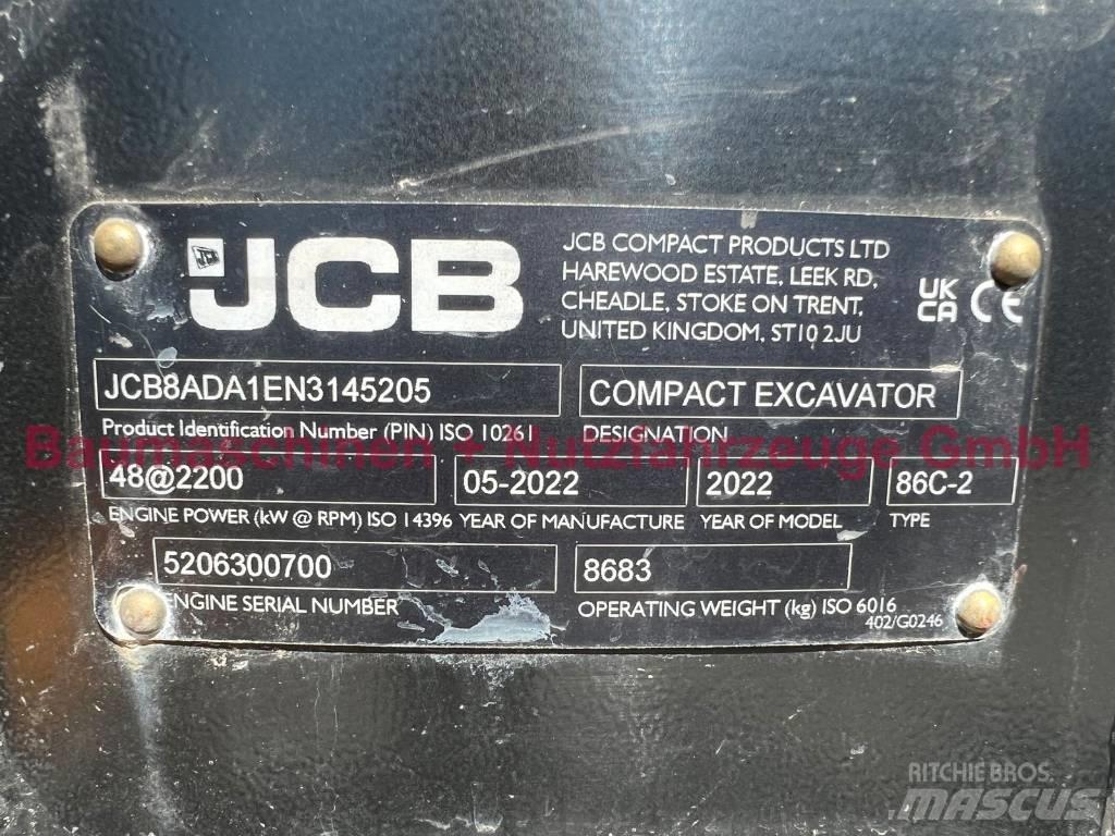JCB 86C-2 Mono -Demo- Midi rýpadlá 7 t - 12 t
