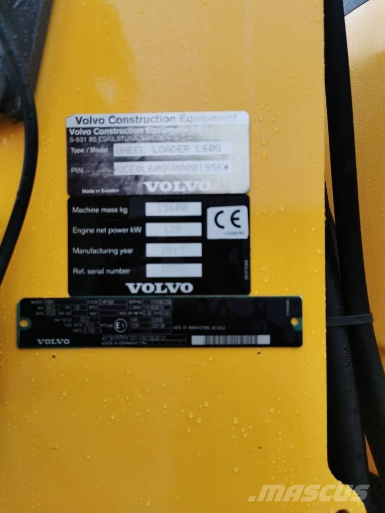 Volvo L60G Kolesové nakladače