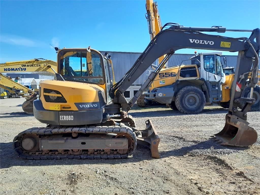 Volvo ECR88 Mini rýpadlá < 7t