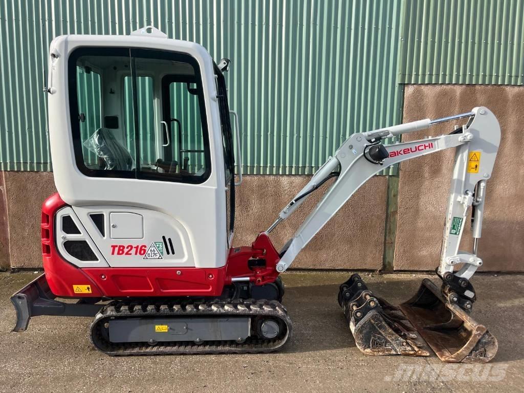 Takeuchi TB 216 A Mini rýpadlá < 7t