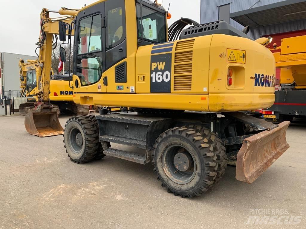 Komatsu PW 160 Kolesové rýpadlá