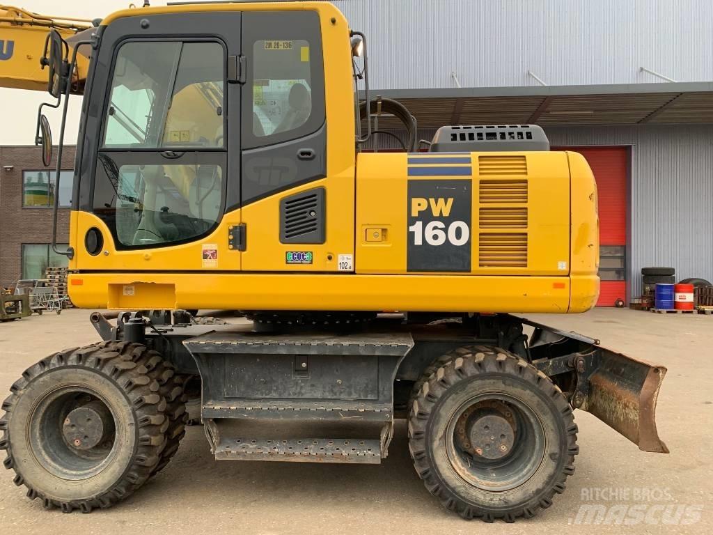 Komatsu PW 160 Kolesové rýpadlá
