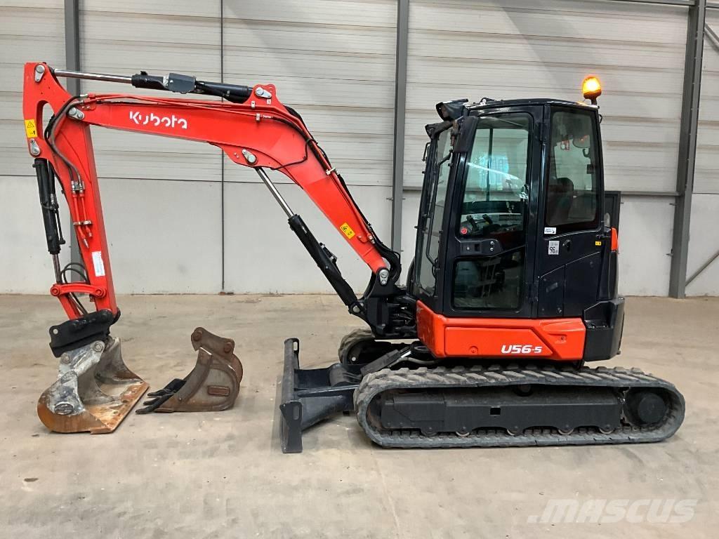 Kubota U 56-5 Mini rýpadlá < 7t