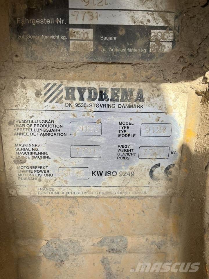 Hydrema 912C Stavebné sklápače