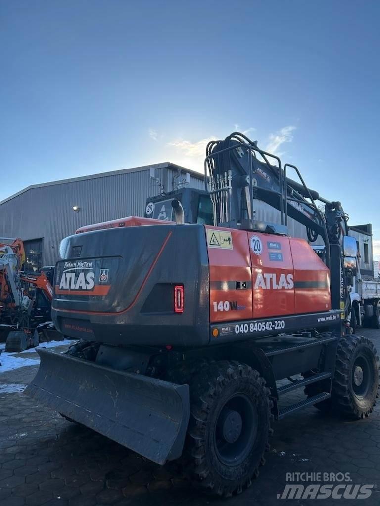 Atlas 140W-BLUE Kolesové rýpadlá