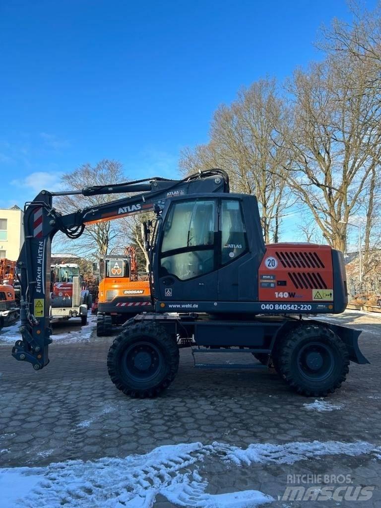 Atlas 140W-BLUE Kolesové rýpadlá