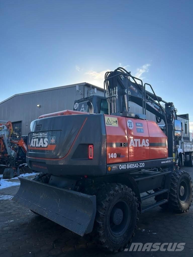 Atlas 140W-BLUE Kolesové rýpadlá