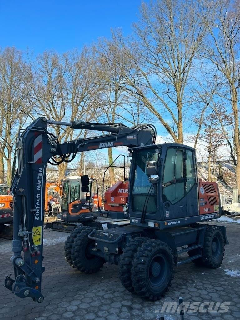 Atlas 140W-BLUE Kolesové rýpadlá