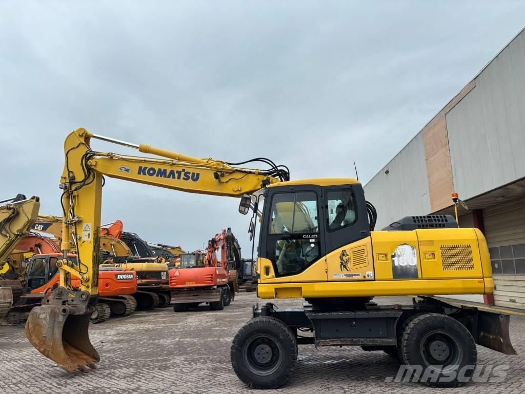 Komatsu PW 180-7 Kolesové rýpadlá