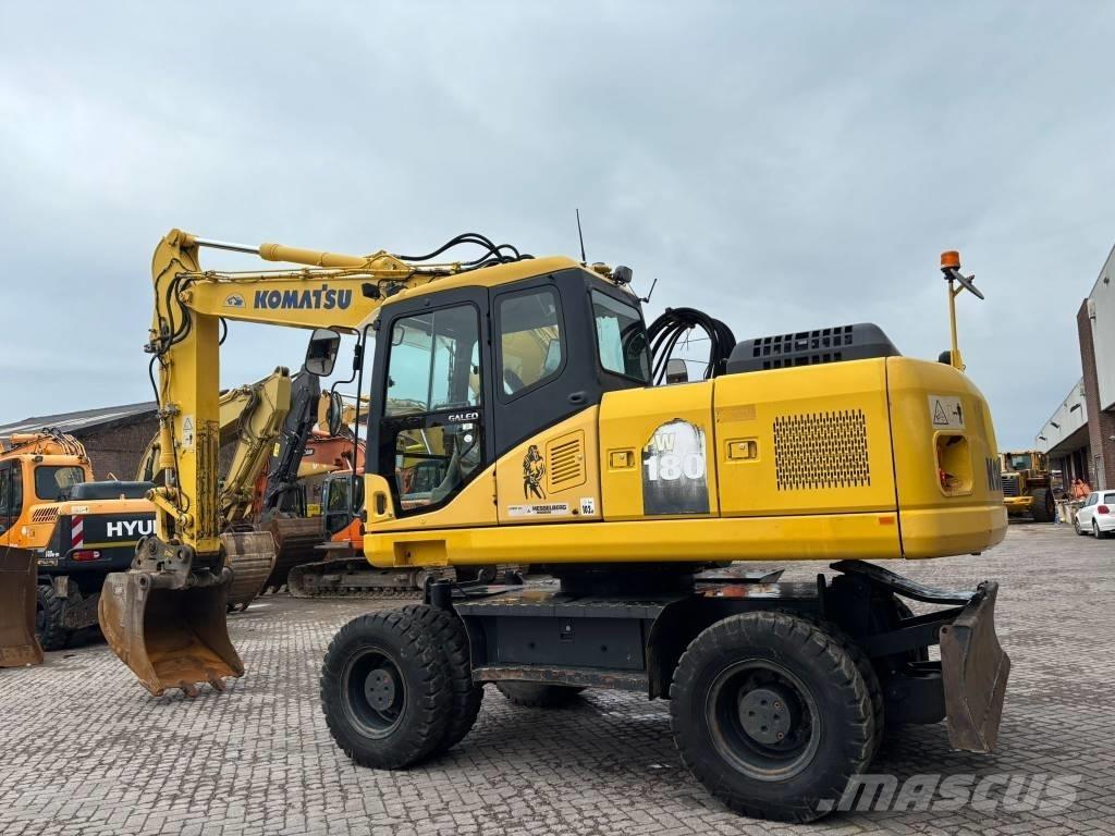 Komatsu PW 180-7 Kolesové rýpadlá