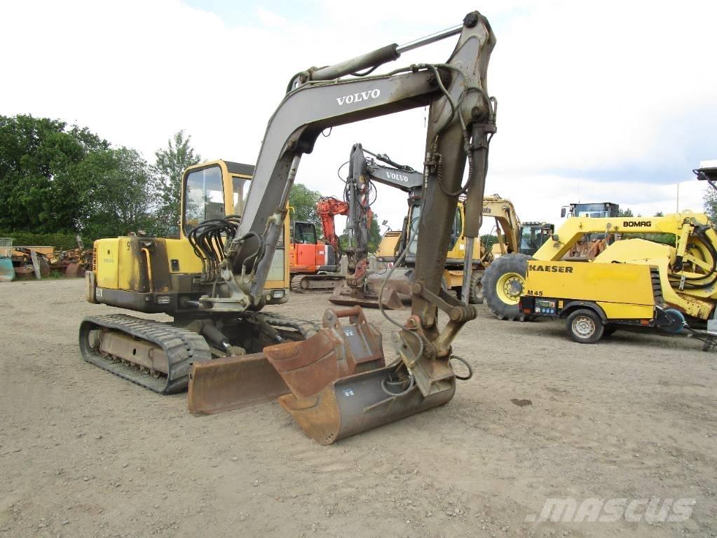 Volvo EC 70  ECR 88 Midi rýpadlá 7 t - 12 t