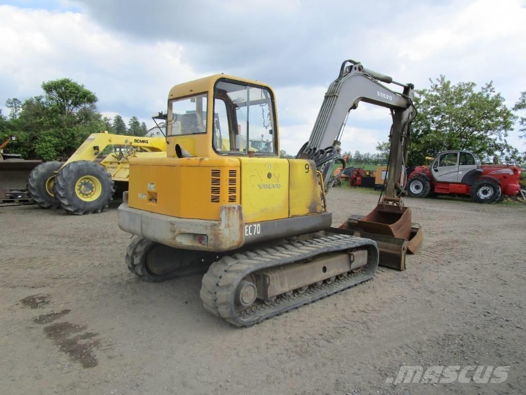 Volvo EC 70  ECR 88 Midi rýpadlá 7 t - 12 t