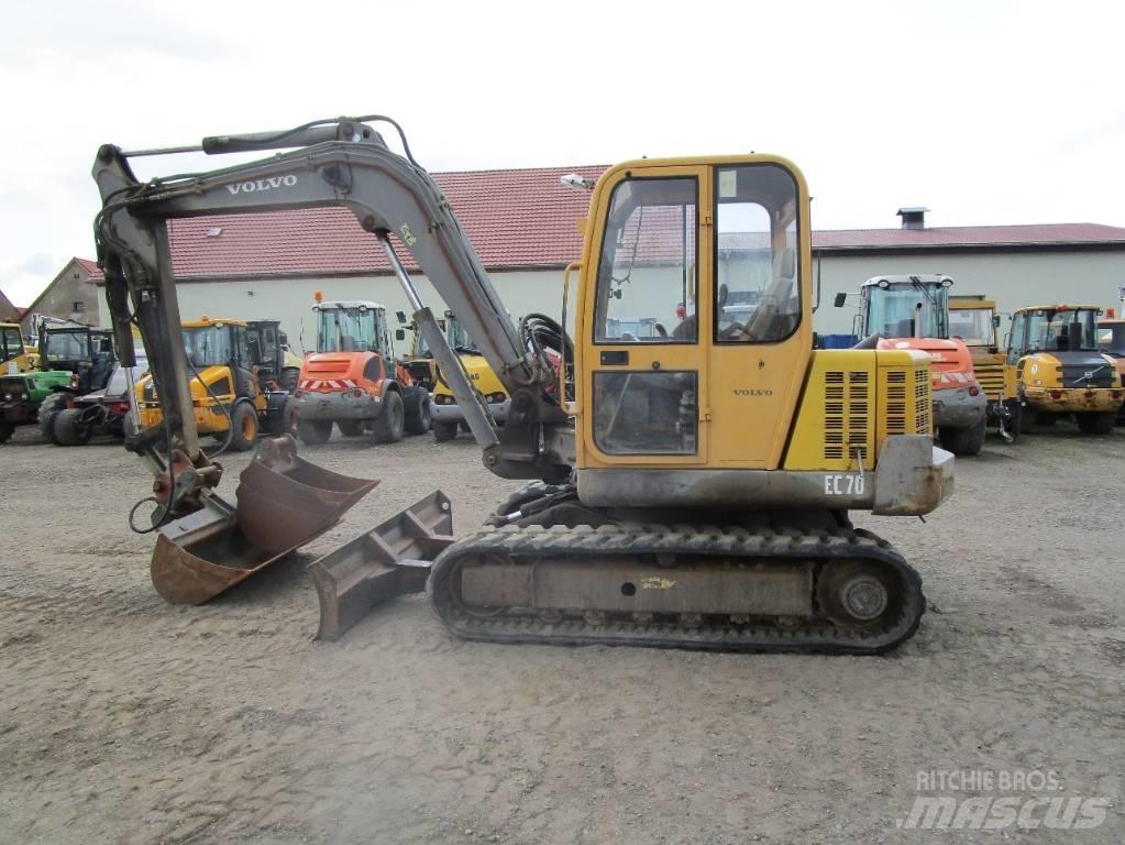 Volvo EC 70  ECR 88 Midi rýpadlá 7 t - 12 t