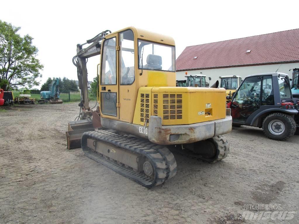 Volvo EC 70  ECR 88 Midi rýpadlá 7 t - 12 t