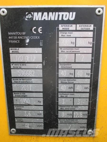 Manitou 170AETJ Kĺbové plošiny