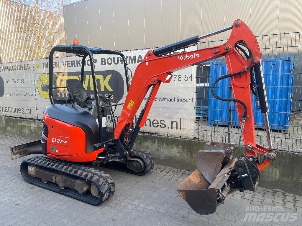 Kubota U 27-4 Mini rýpadlá < 7t
