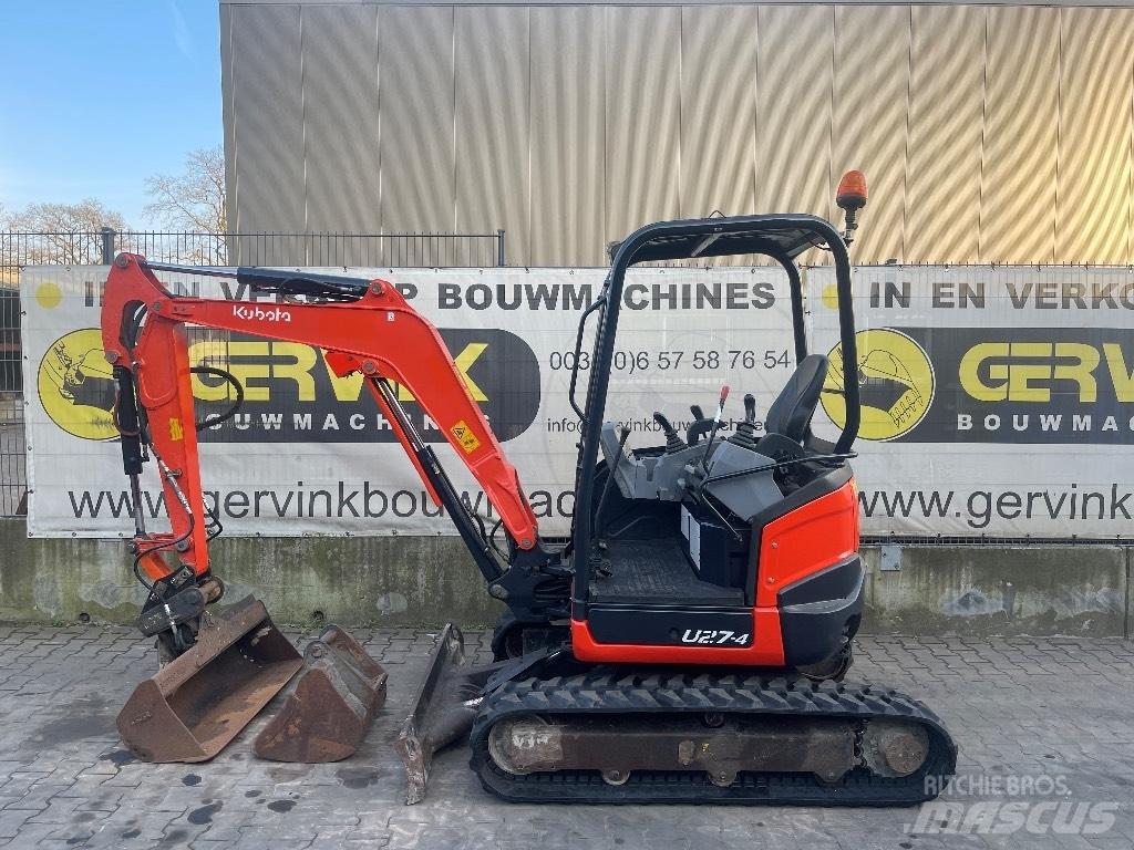 Kubota U 27-4 Mini rýpadlá < 7t