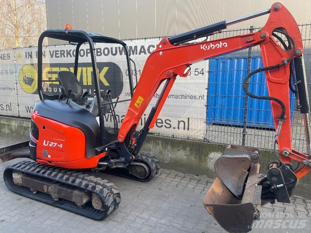 Kubota U 27-4 Mini rýpadlá < 7t