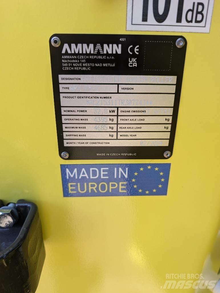 Ammann ARX45-2 Tandemové valce