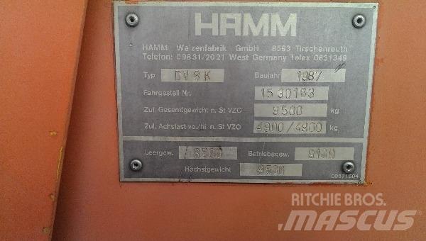 Hamm DV8K Tandemové valce