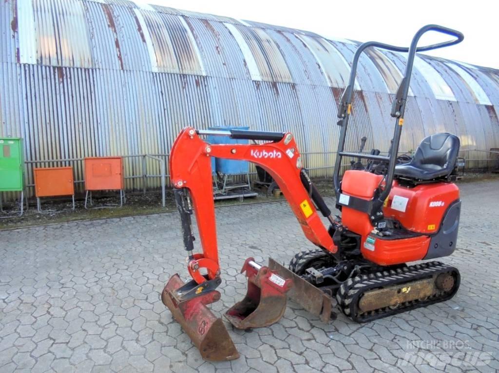 Kubota K 008-3 Mini rýpadlá < 7t
