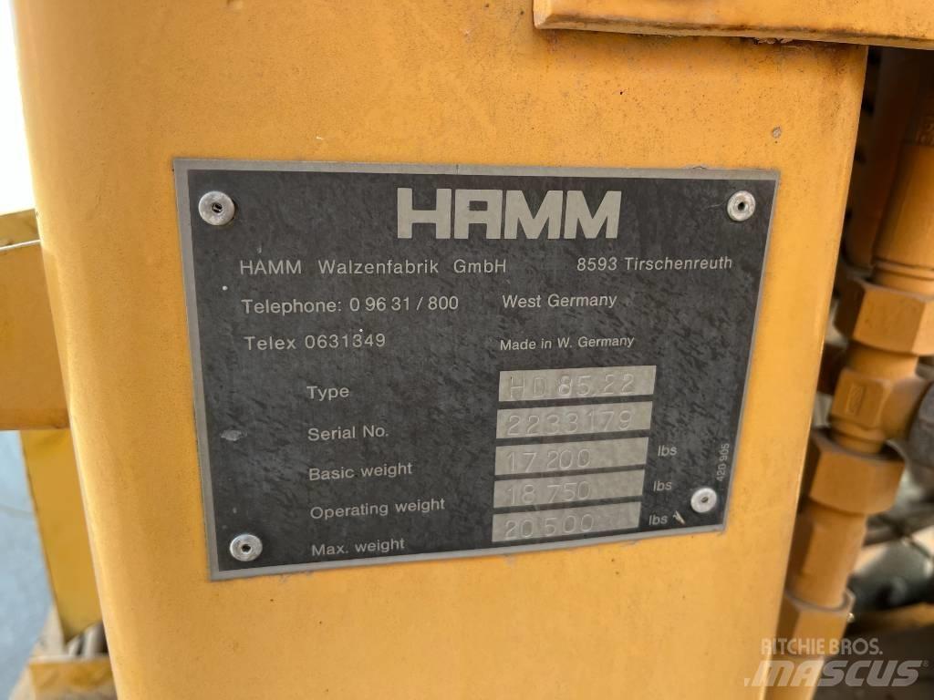 Hamm HD 85 Tandemové valce