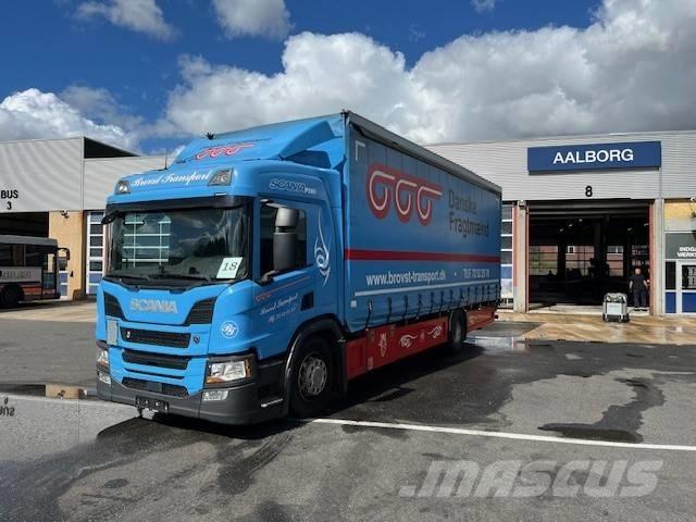 Scania P 280 Nákladné vozidlá s bočnou zhrnovacou plachtou