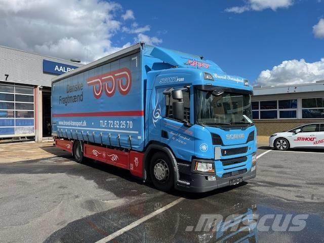 Scania P 280 Nákladné vozidlá s bočnou zhrnovacou plachtou