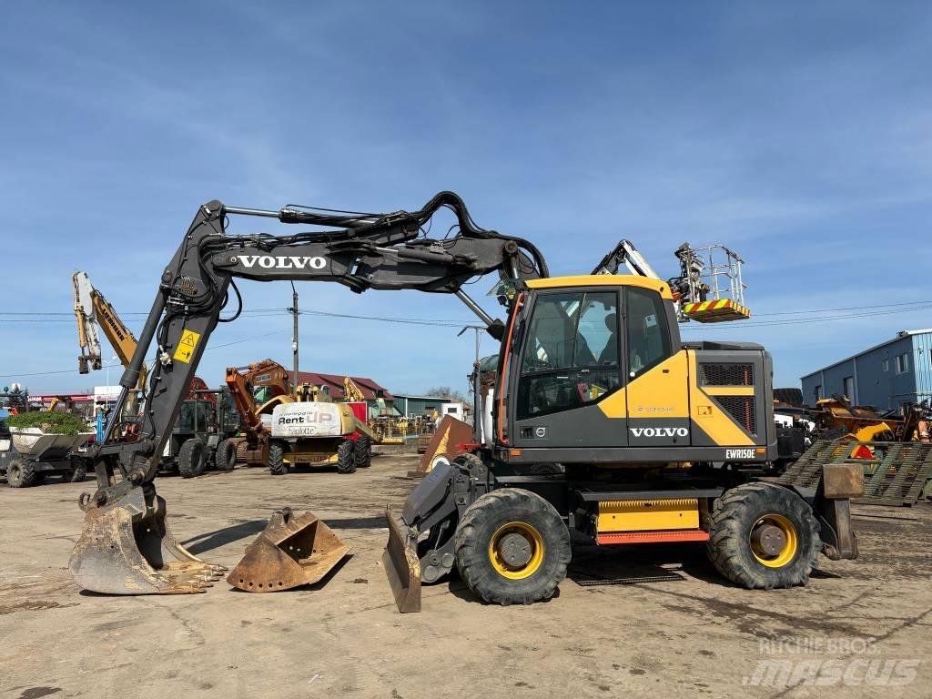 Volvo EW 150E Kolesové rýpadlá