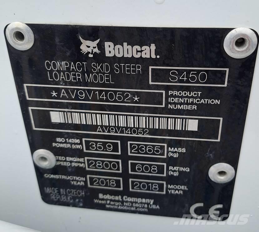Bobcat S 450 Šmykom riadené nakladače
