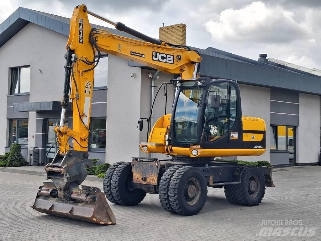 JCB JS 145 W Kolesové rýpadlá
