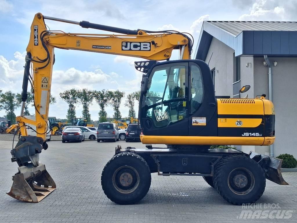 JCB JS 145 W Kolesové rýpadlá