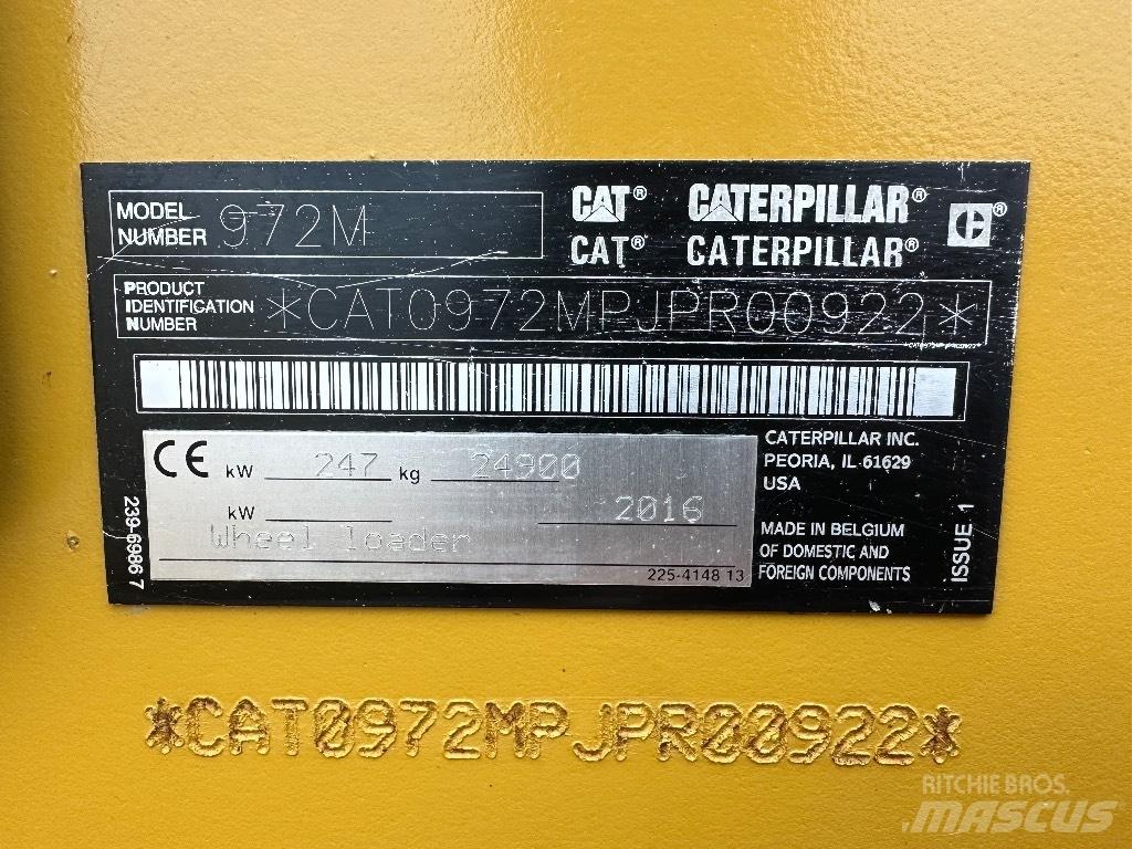 CAT 972 M Kolesové nakladače