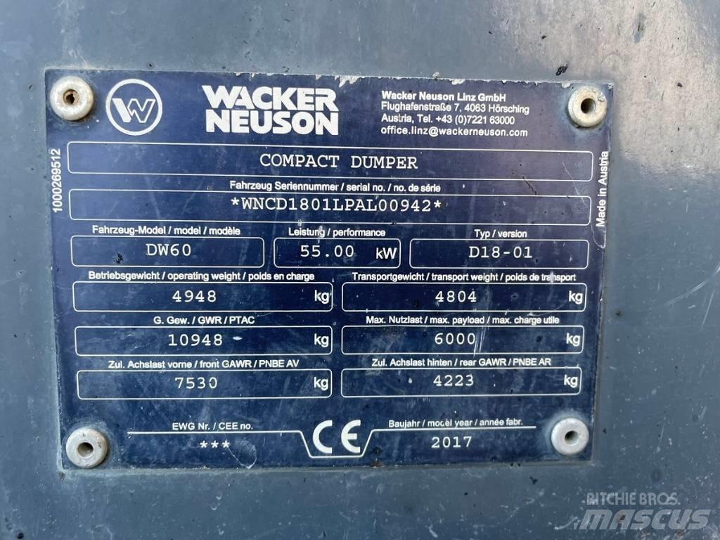 Wacker Neuson DW60 Stavebné sklápače