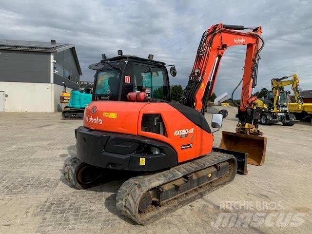 Kubota KX 080-4 Midi rýpadlá 7 t - 12 t