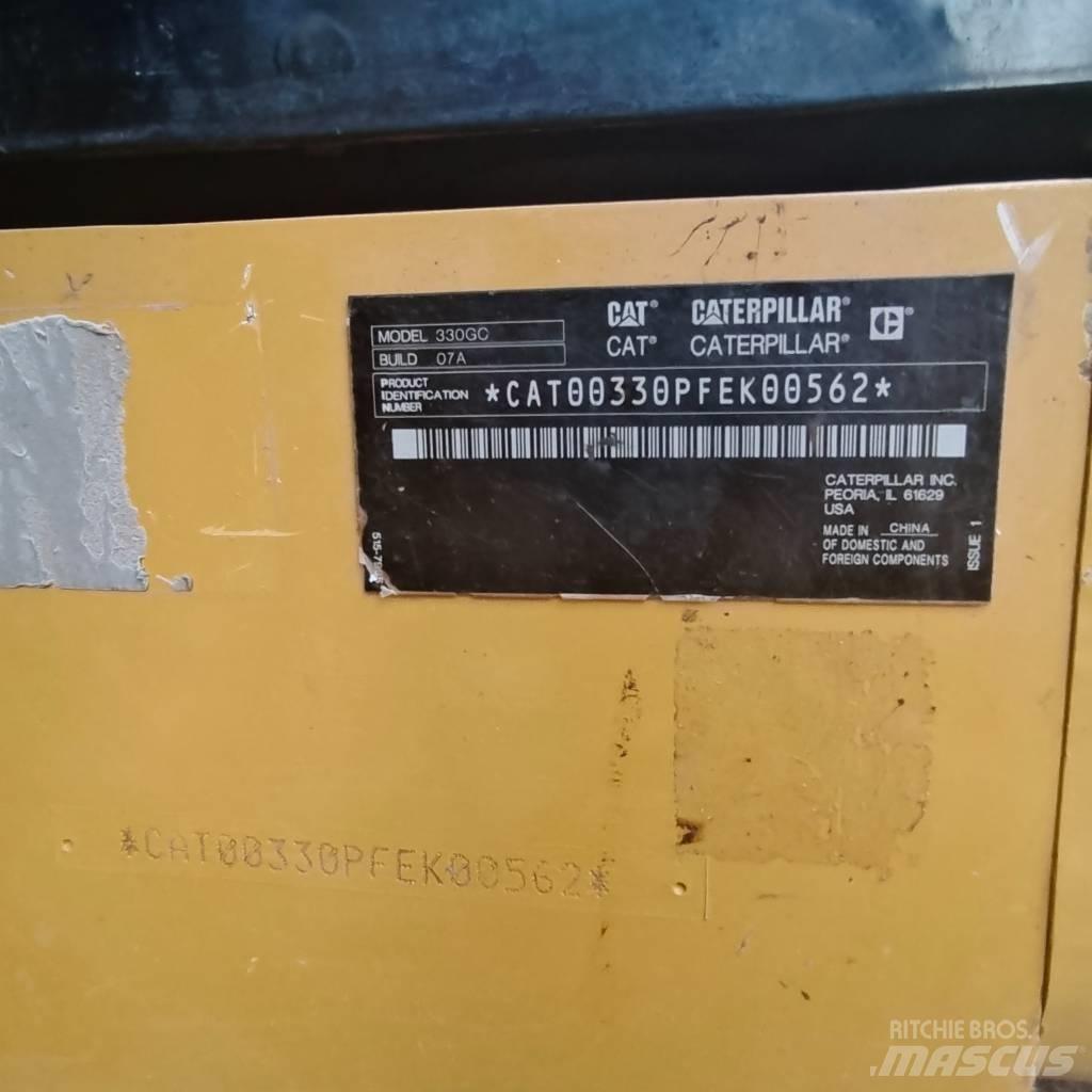 CAT 330GC Pásové rýpadlá