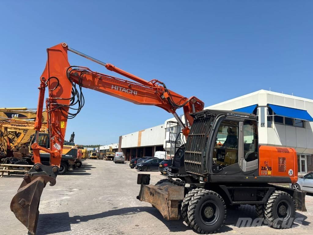 Hitachi ZX 170 W-3 Kolesové rýpadlá