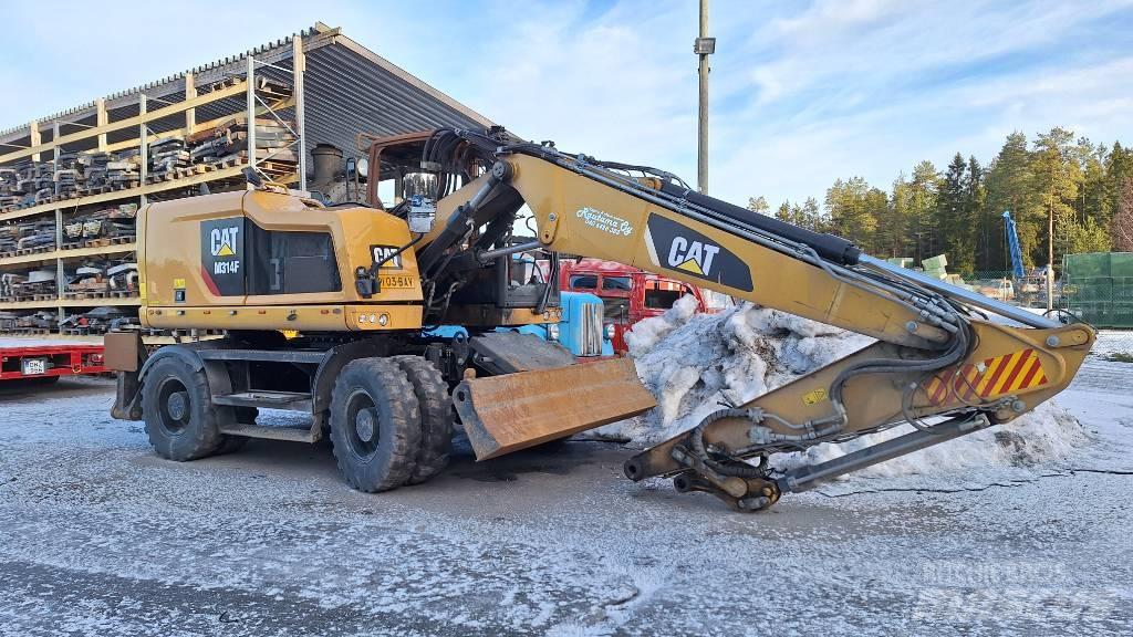 CAT M314F Kolesové rýpadlá