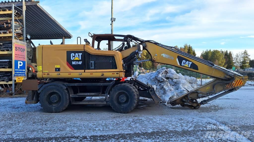 CAT M314F Kolesové rýpadlá
