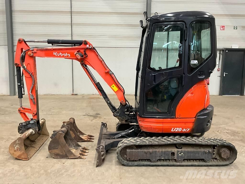 Kubota U 20-3 A Mini rýpadlá < 7t