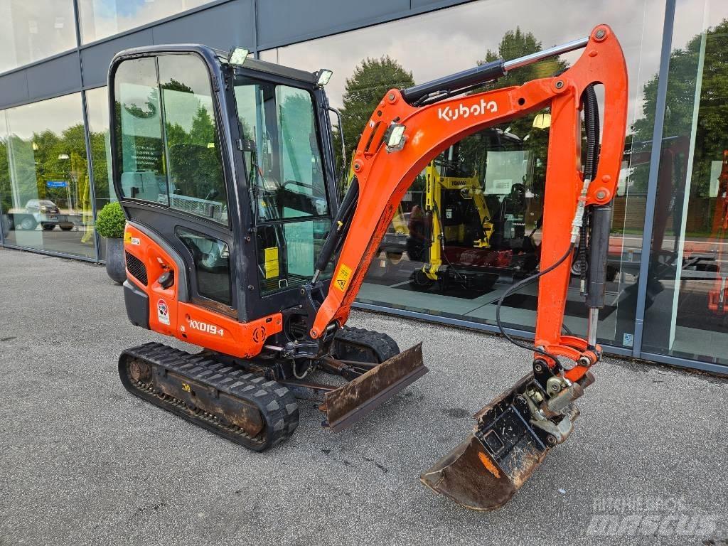Kubota KX 019-4 Mini rýpadlá < 7t