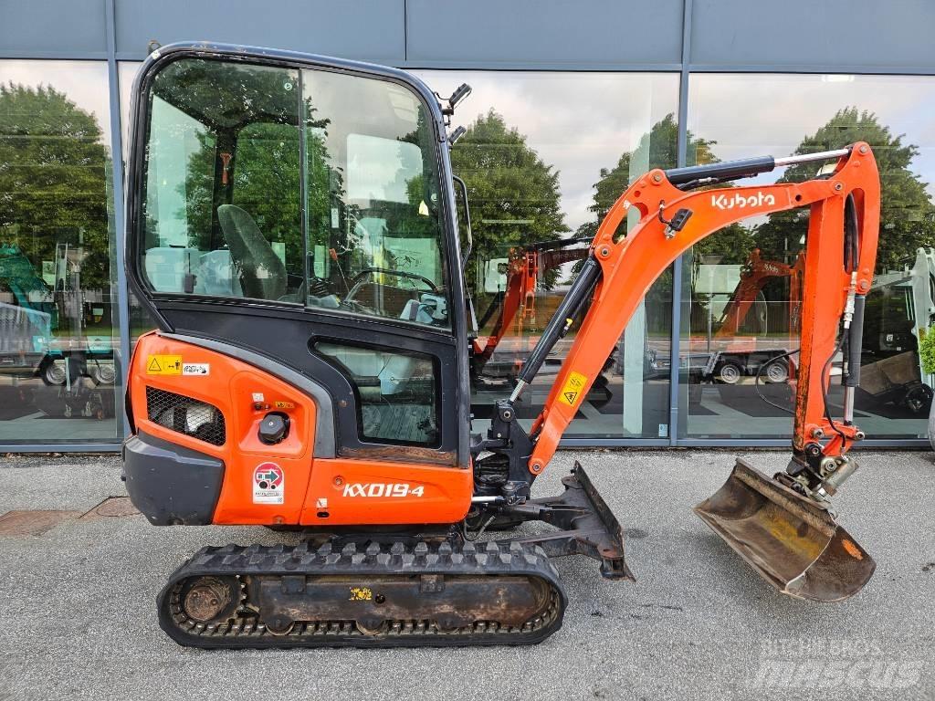Kubota KX 019-4 Mini rýpadlá < 7t